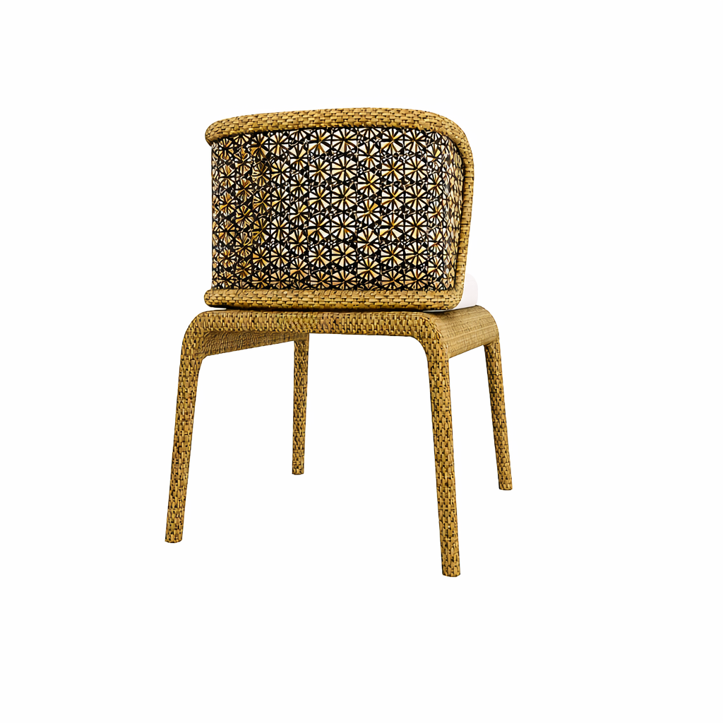 DINING CHAIR WITHOUT ARMS WITH CUSHION (AHO/048/002)