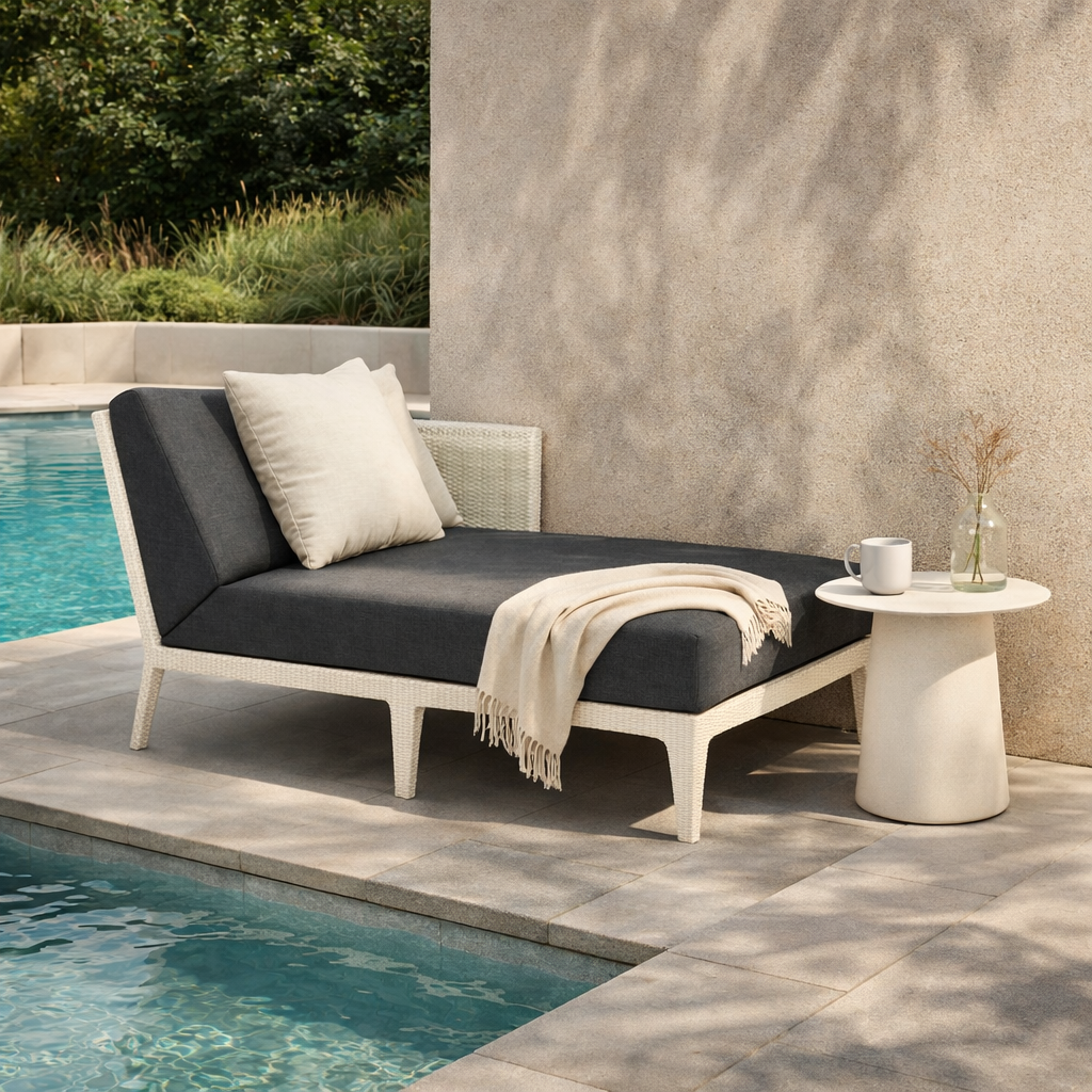 CHAISE LOUNGER LEFT ARM WITH CUSHION (AHO/018/018)