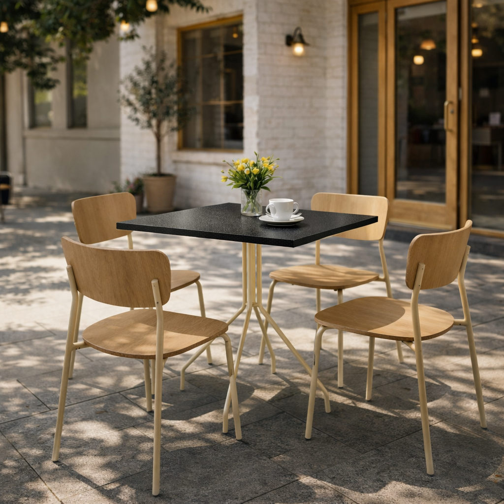 DINING TABLE 4 LEGS WITH HPL TOP (AHO/014/029)