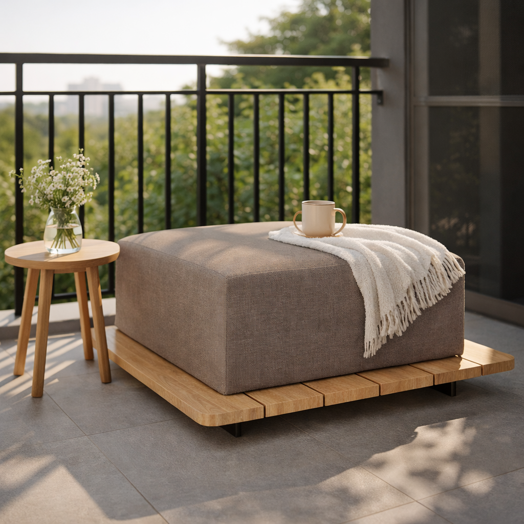 BASE + SINGLE SEAT WITH CUSHION (AHO/013/005)