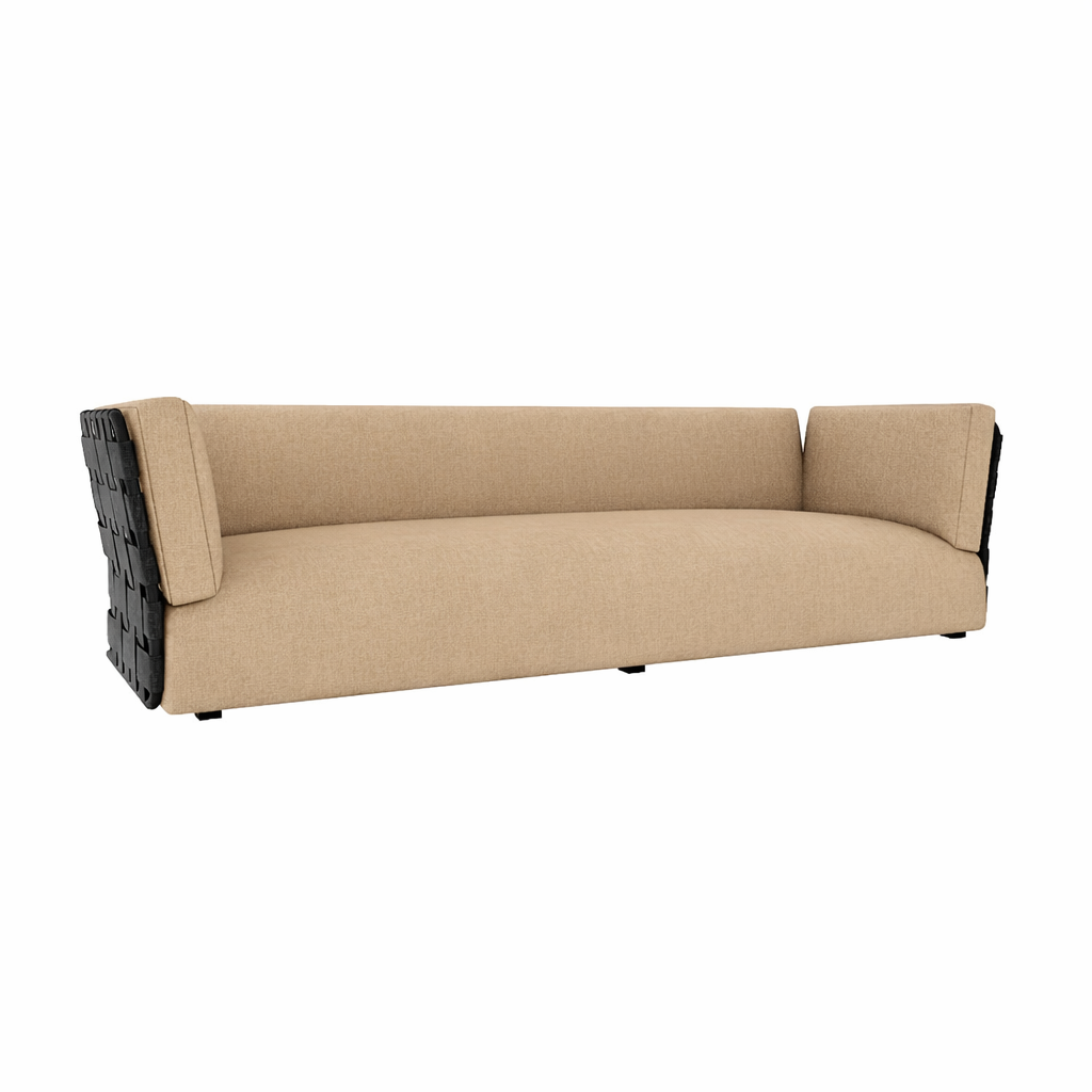 DOUBLE SEATER SOFA WITH CUSHION (AHO/040/003)
