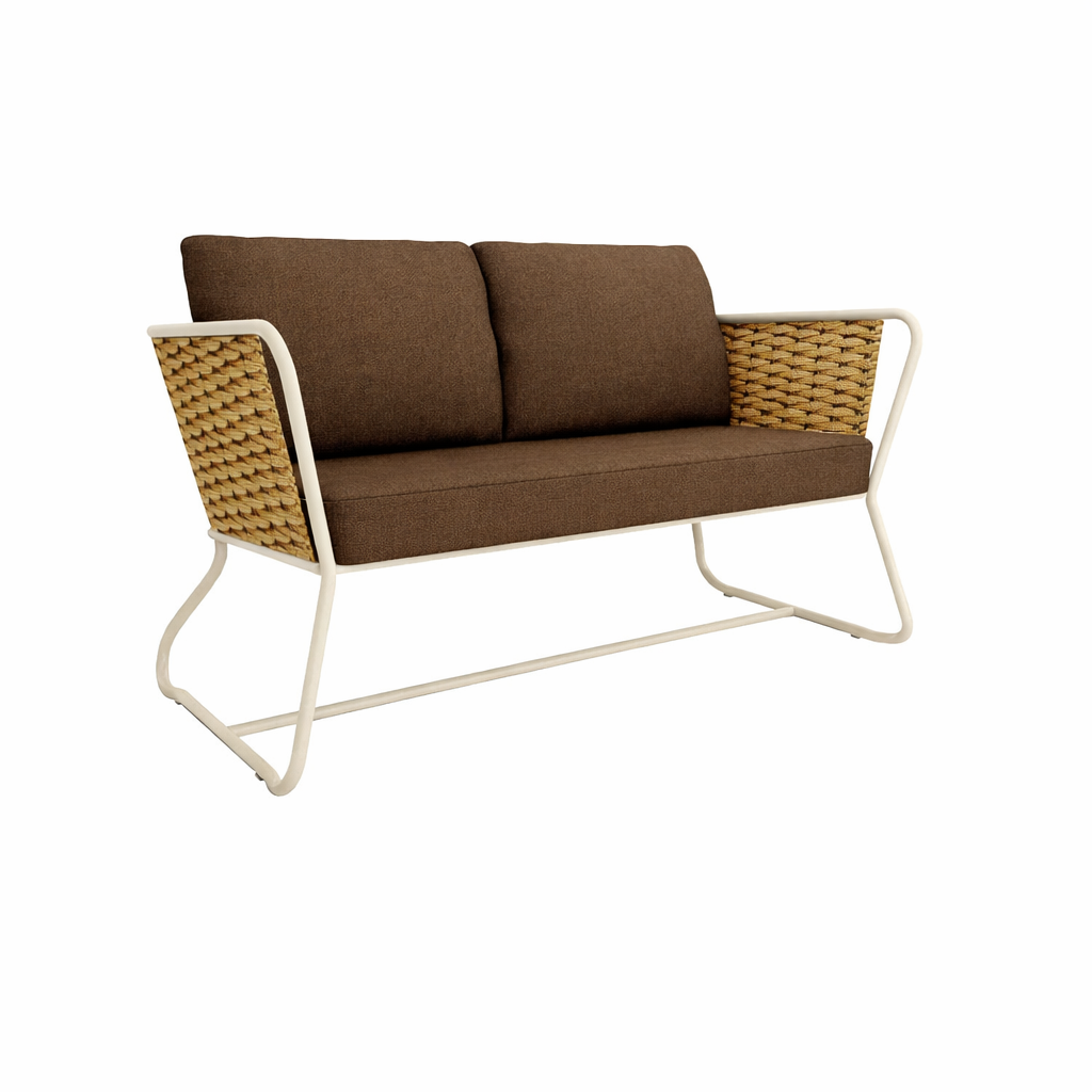 DOUBLE SEATER SOFA WITH CUSHION (AHO/046/005)