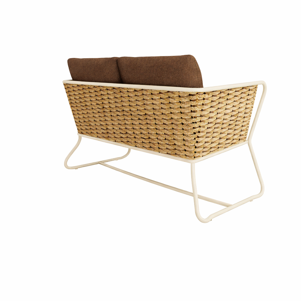 DOUBLE SEATER SOFA WITH CUSHION (AHO/046/005)