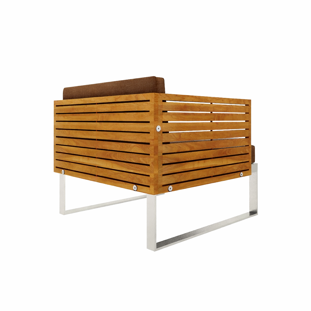 MODULAR SINGLE SEATER SOFA WITH CUSHION (AHO/043/006)