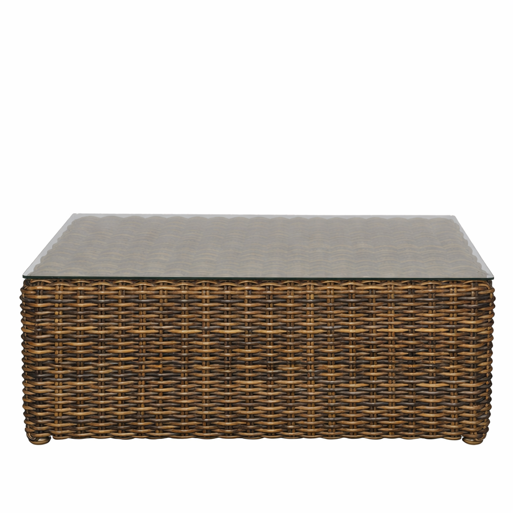 CENTER TABLE WITH GLASS TOP (AHO/012/004)