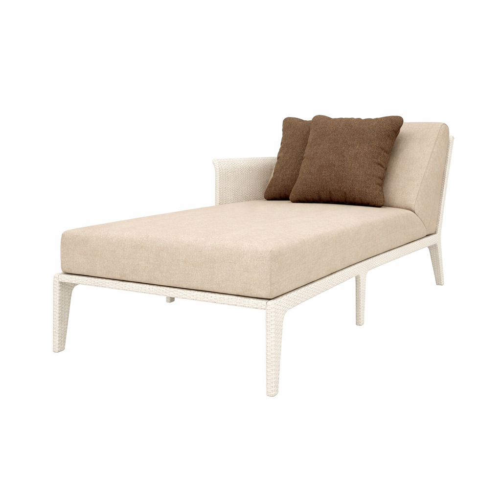 CHAISE LOUNGER RIGHT ARM WITH CUSHION (AHO/018/017)