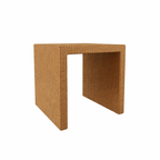 COFFEE TABLE 50 X 50 CM WITH GLASS TOP (AHO/030/003)