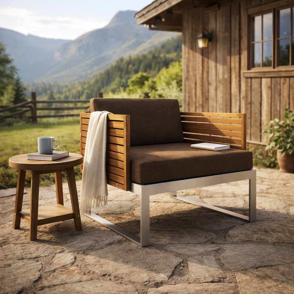 MODULAR SINGLE SEATER SOFA WITH CUSHION (AHO/043/006)