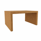 COFFEE TABLE 85 X 60 CM WITH GLASS TOP (AHO/030/004)