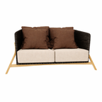 TWO SEATER SOFA WITH CUSHION (AHO/016/004)