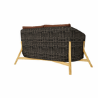 TWO SEATER SOFA WITH CUSHION (AHO/016/004)