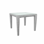 COFFEE TABLE 46 X 46 CM WITH GLASS TOP (AHO/030/020)