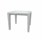 COFFEE TABLE 46 X 46 CM WITH GLASS TOP (AHO/030/020)