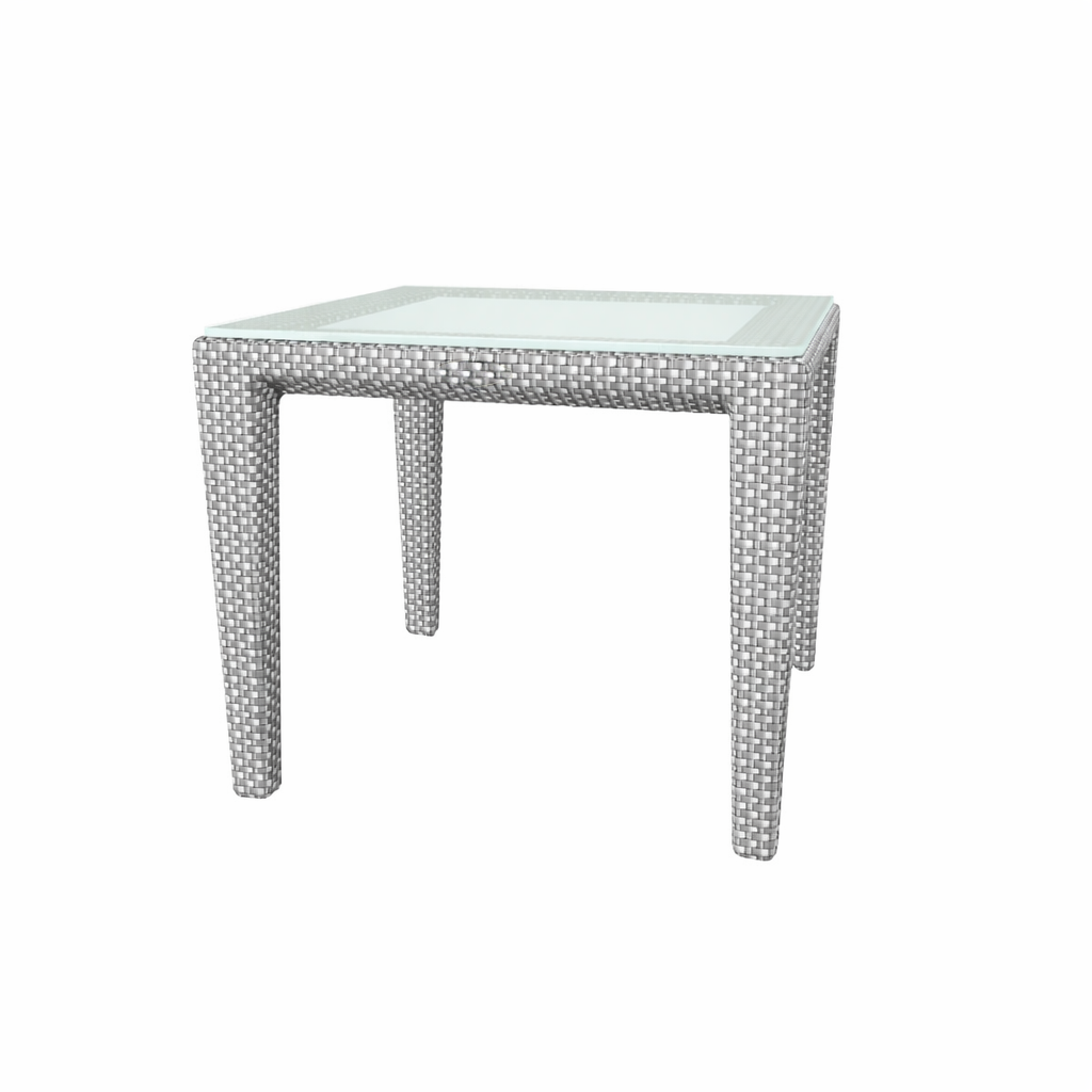 COFFEE TABLE 46 X 46 CM WITH GLASS TOP (AHO/030/020)