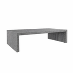 COFFEE TABLE 130 X 70 CM WITH GLASS TOP (AHO/030/005)