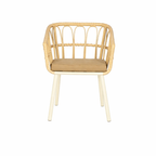 OUTDOOR DINING ARM CHAIR WITH CUSHION (AHO/075/001)