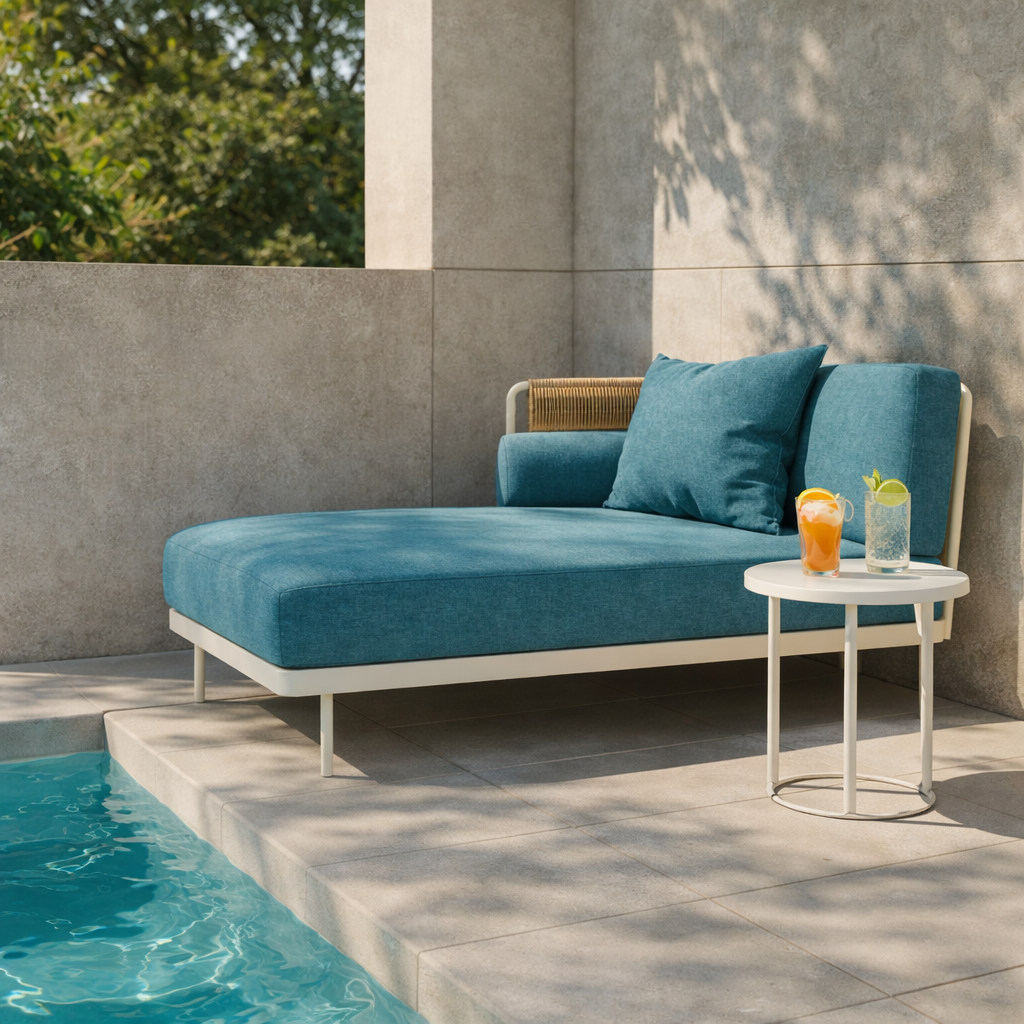 CHAISE LOUNGER RIGHT ARM WITH CUSHION (AHO/014/018)