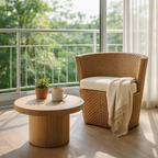 DINING SOFA CHAIR WITH CUSHION (AHOD/134/001)