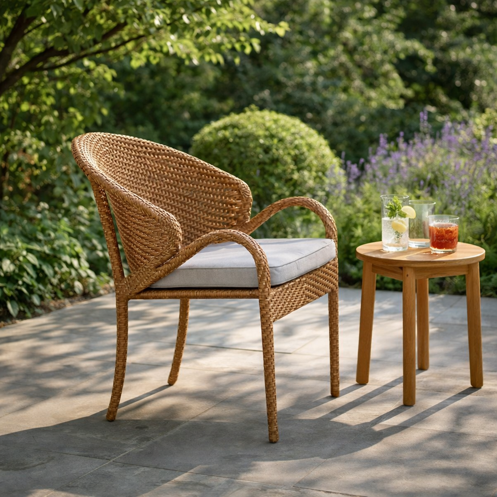 DINING ARMCHAIR WITH CUSHION (AHOD/143/001)