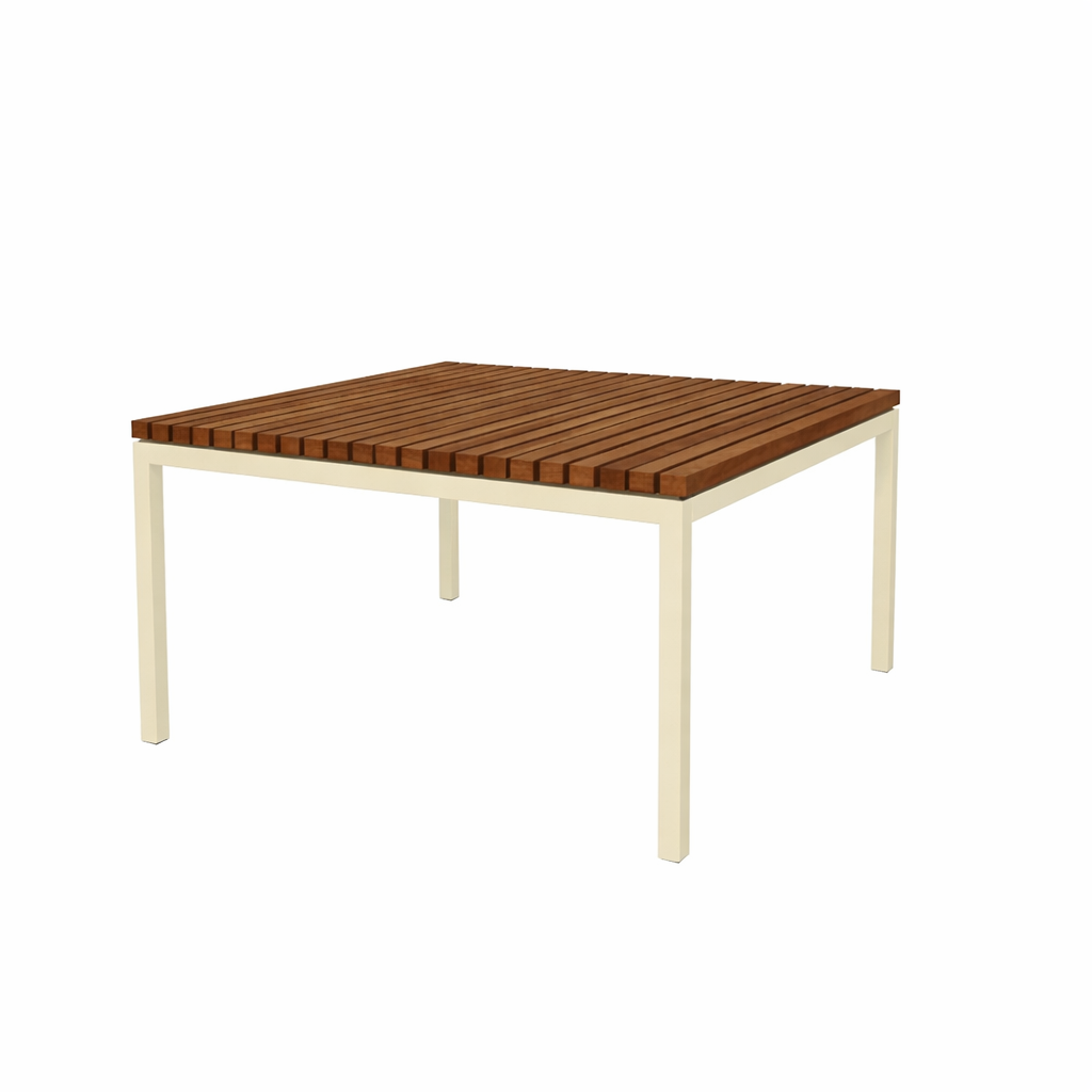 LOUNGE TABLE WITH TEAK WOOD TOP (AHO/045/019)