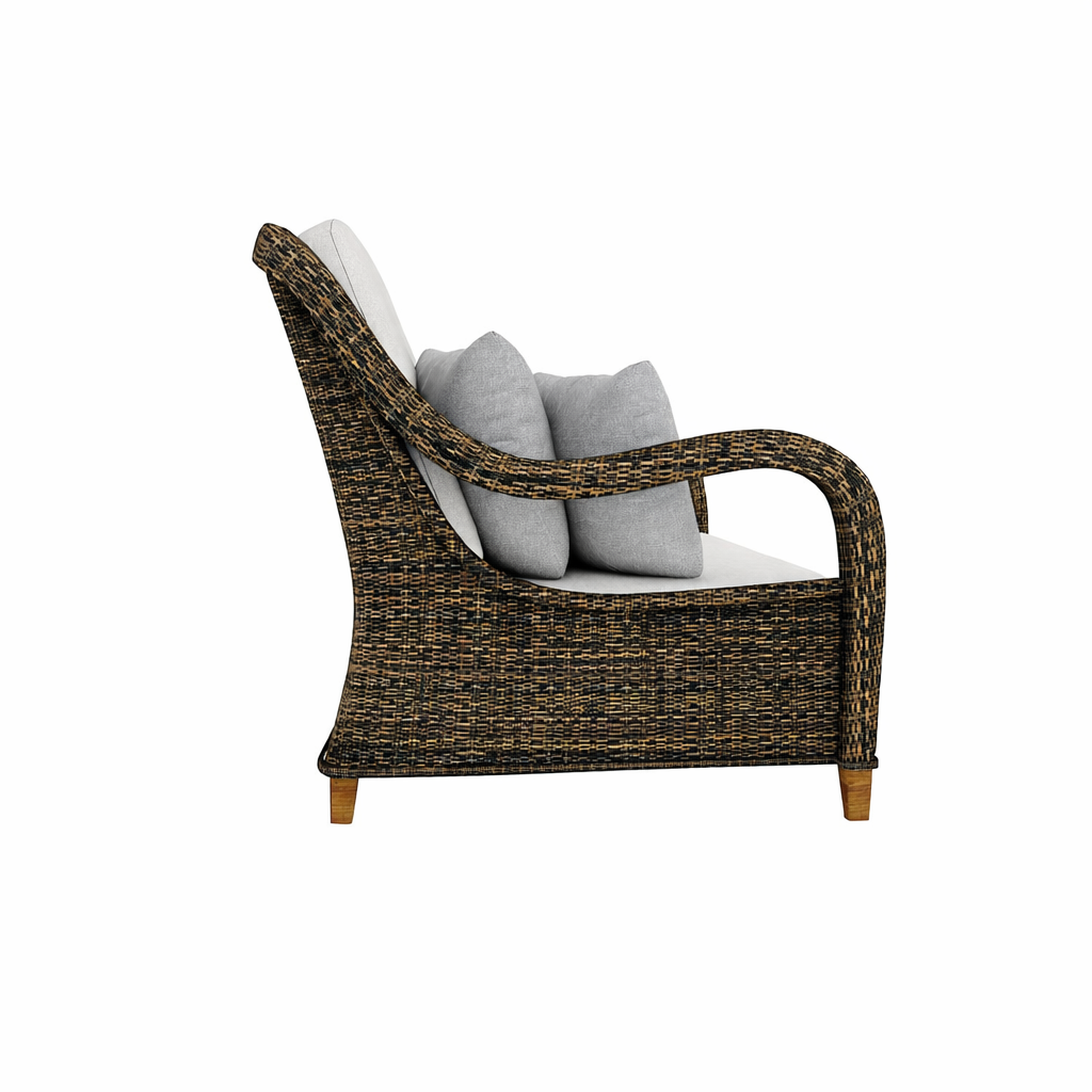 DOUBLE SEATER SOFA WITH CUSHION (AHO/026/002)