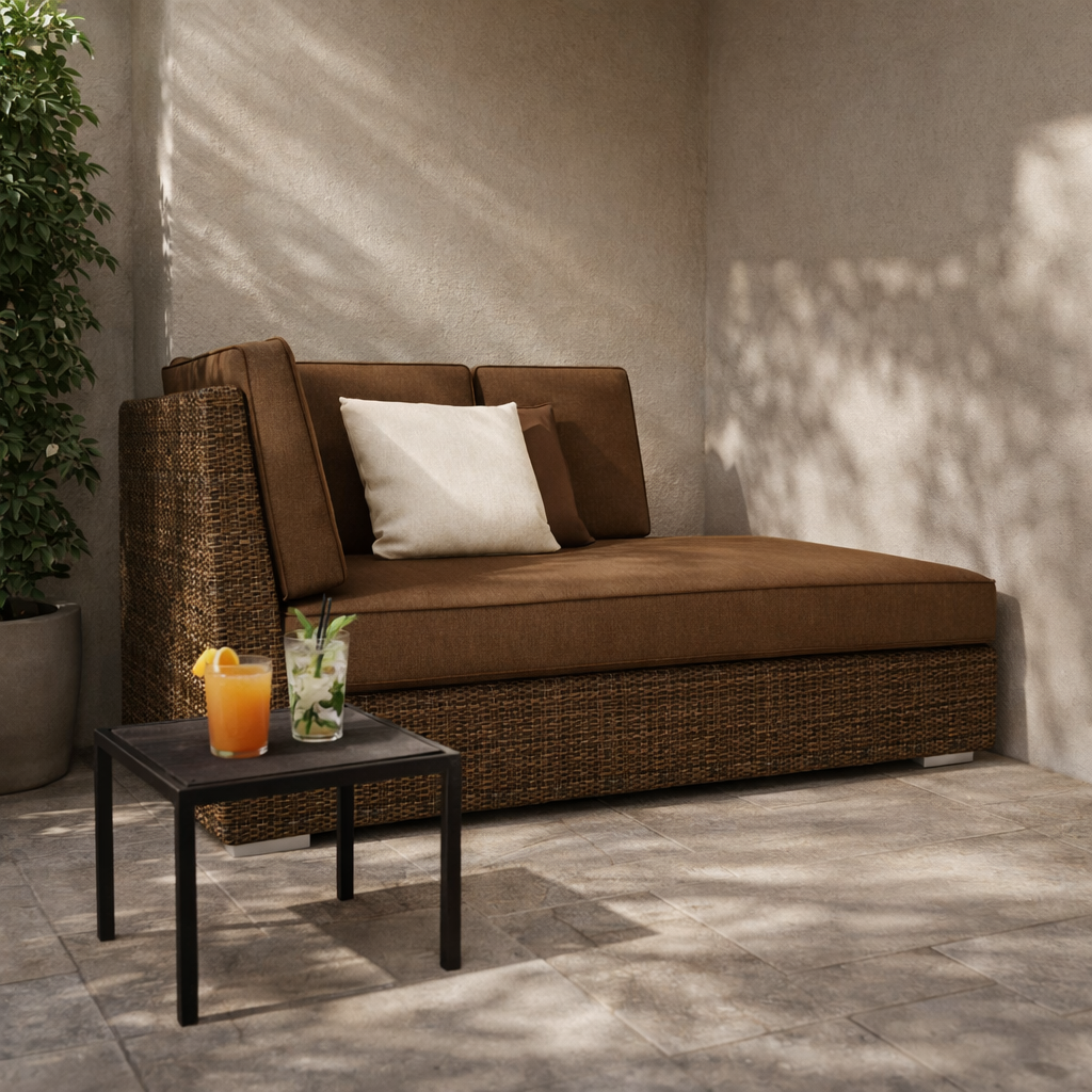 CORNER MODULAR PART RIGHT ARM WITH CUSHION (AHO/022/002)