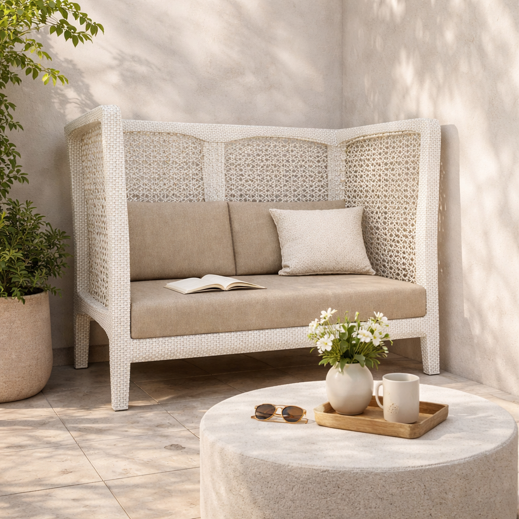 HIGH BACK SOFA WITH CUSHION (AHO/030/019)