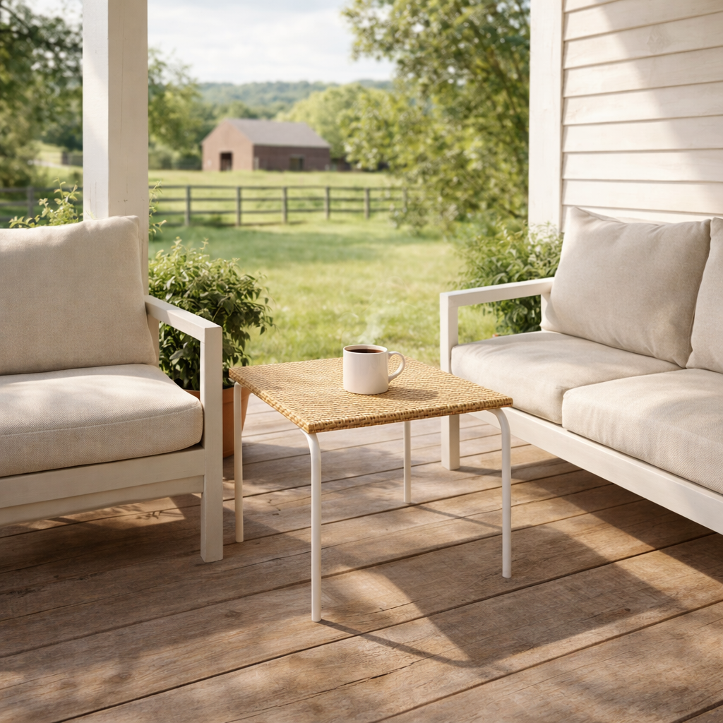 CORNER TABLE WITH HPL TOP (AHO/015/009)
