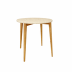 CORNER TABLE WITH GLASS TOP (AHO/017/009)