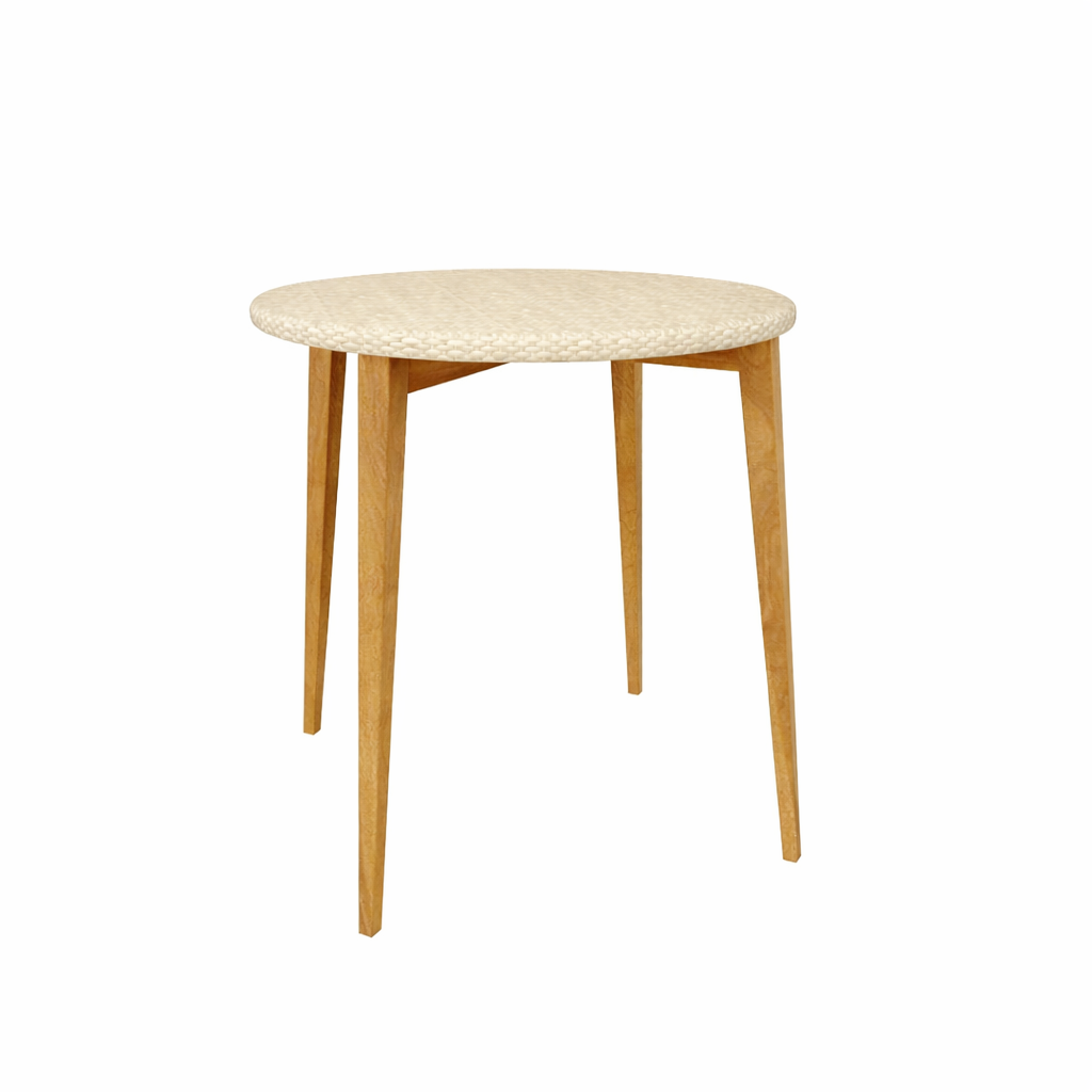CORNER TABLE WITH GLASS TOP (AHO/017/009)