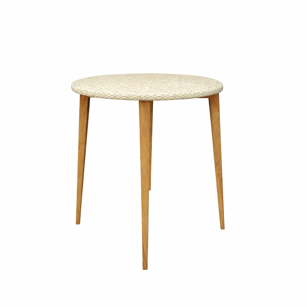 CORNER TABLE WITH GLASS TOP (AHO/017/009)
