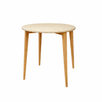 CORNER TABLE WITH GLASS TOP (AHO/017/009)