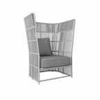HIGH BACK SINGLE SEATER SOFA WITH CUSHIONS (AHO/041/006)