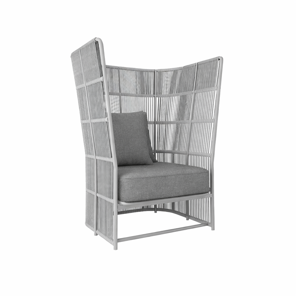 HIGH BACK SINGLE SEATER SOFA WITH CUSHIONS (AHO/041/006)