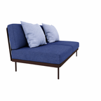MODULAR 2 WITH NO ARMS WITH CUSHION (AHO/014/010)
