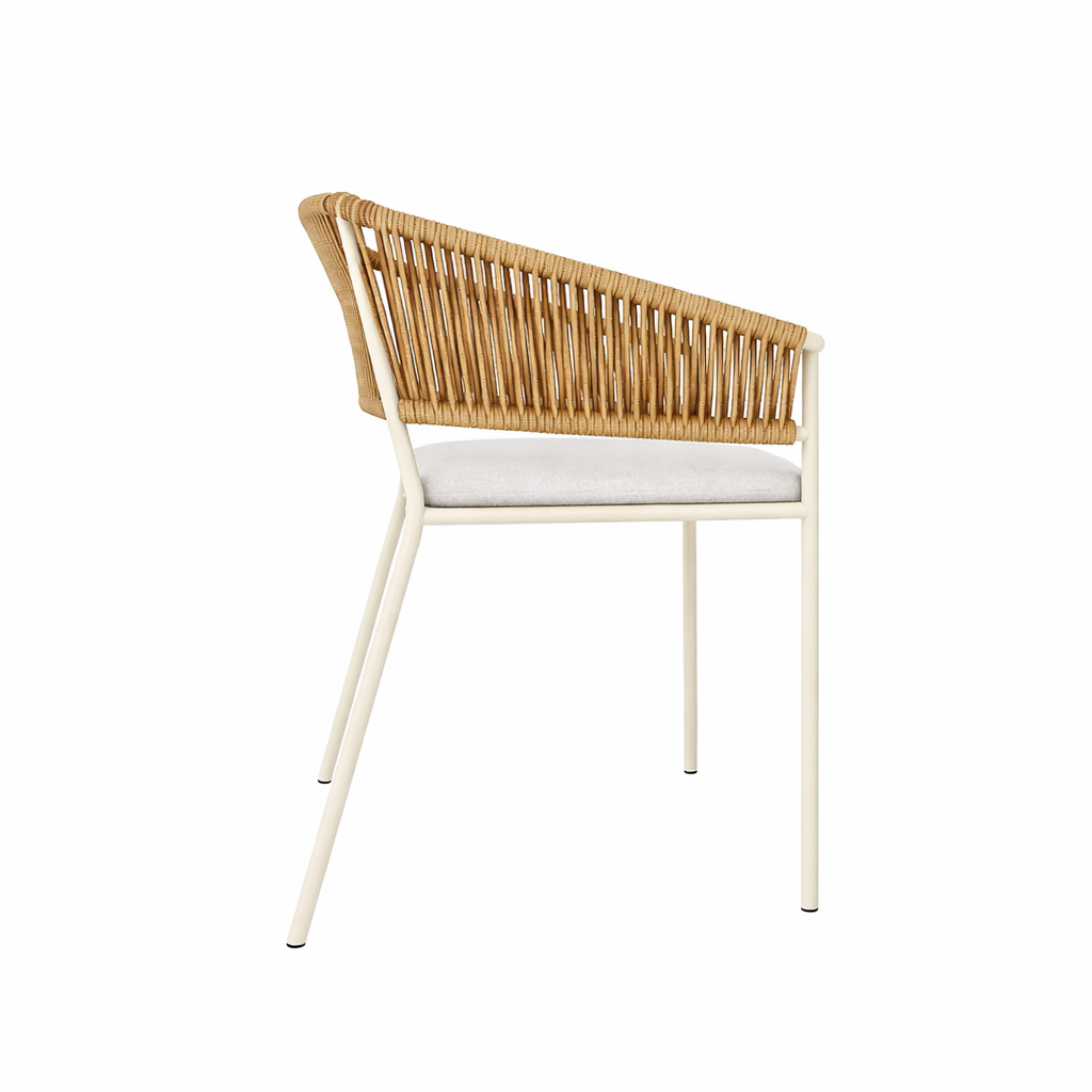 LOW BACK ARMCHAIR WITH CUSHION (AHO/014/002)