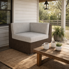 CORNER MODULE WITH CUSHION (AHO/006/003)
