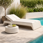 DOUBLE SUN LOUNGER WITH CUSHION (AHO/012/007)
