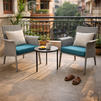 HIGH BACK LOUNGE ARMCHAIR WITH CUSHION (AHO/018/009)