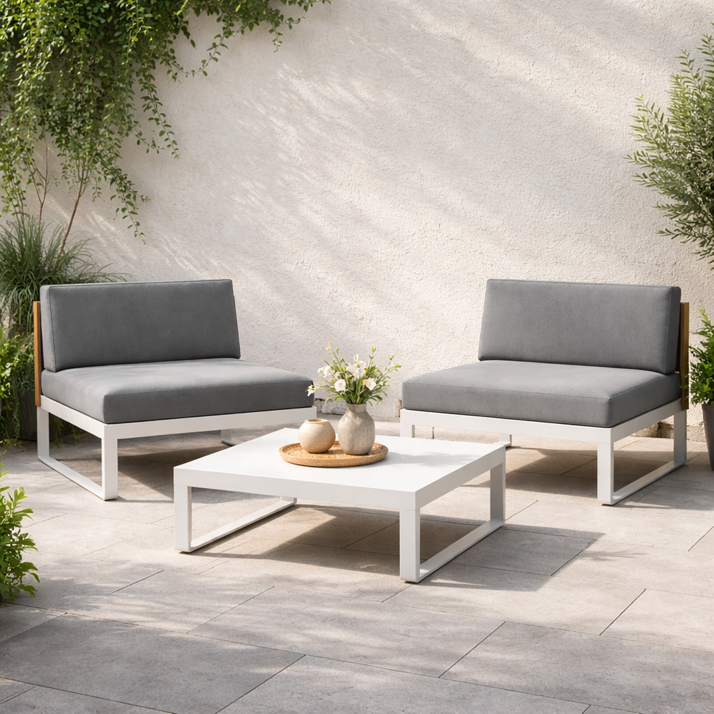 MODULAR CENTER SOFA WITH CUSHION (AHO/043/009)
