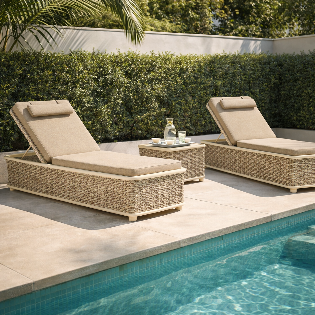 LOUNGER WITH CUSHION (AHO/029/005)