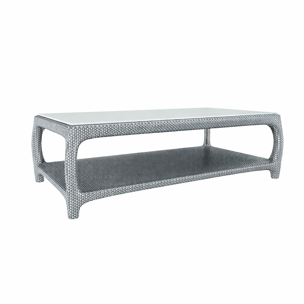 COFFEE TABLE 135 x 70 CM WITH GLASS TOP (AHO/030/015)