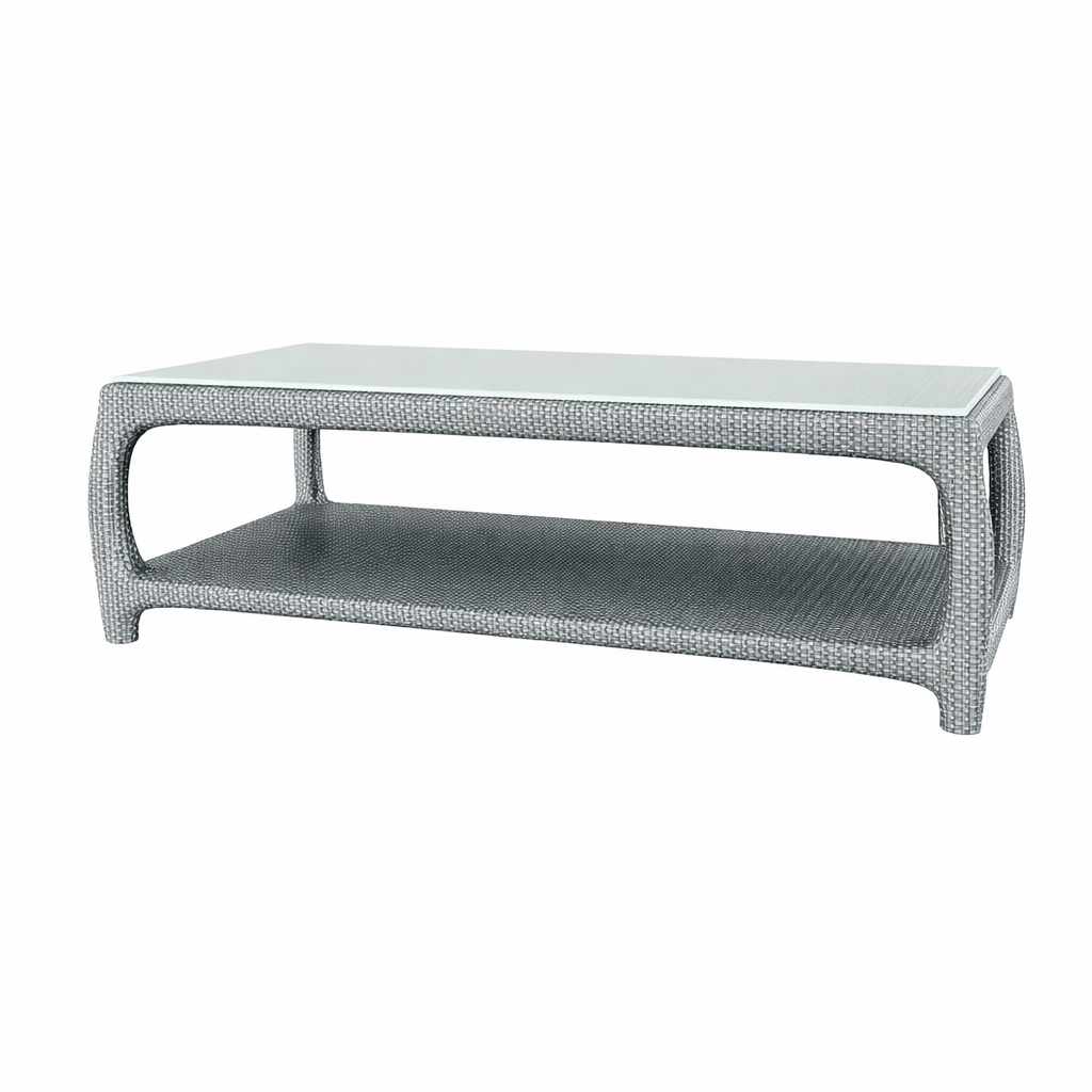 COFFEE TABLE 135 x 70 CM WITH GLASS TOP (AHO/030/015)