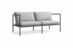 DOUBLE SEATER SOFA WITH CUSHION (AHO/053/002)
