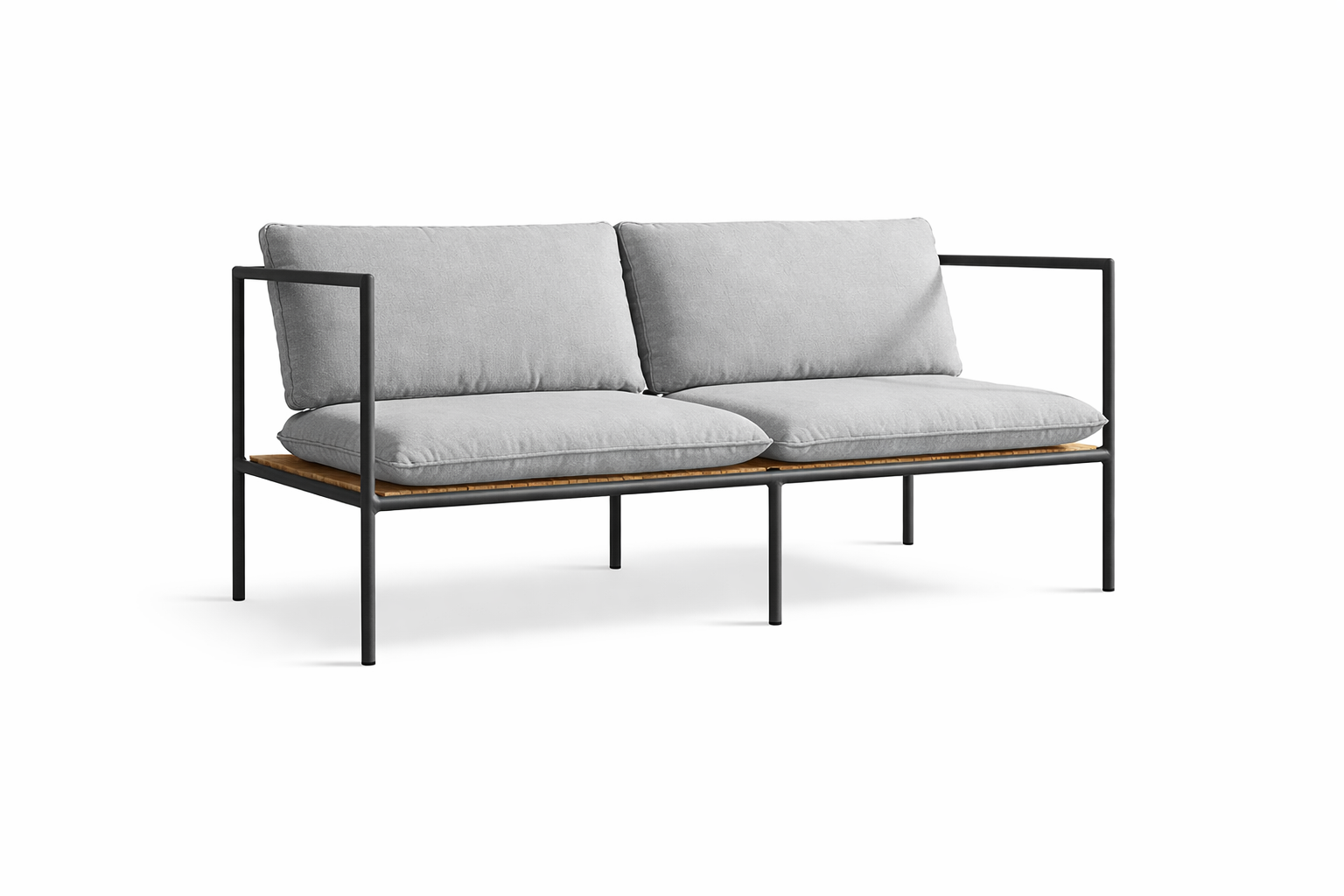 DOUBLE SEATER SOFA WITH CUSHION (AHO/053/002)