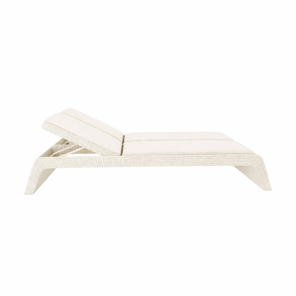 DOUBLE SUN LOUNGER WITH CUSHION (AHO/012/007)