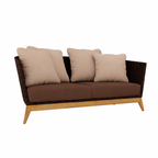 DOUBLE SEATER SOFA WITH CUSHION (AHO/017/005)