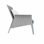 HIGH BACK LOUNGE ARMCHAIR WITH CUSHION (AHO/018/009)