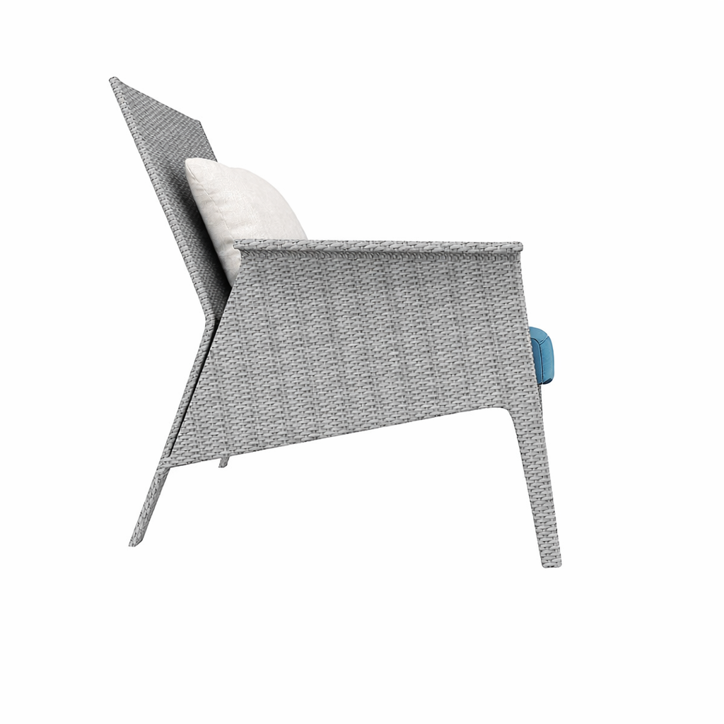 HIGH BACK LOUNGE ARMCHAIR WITH CUSHION (AHO/018/009)