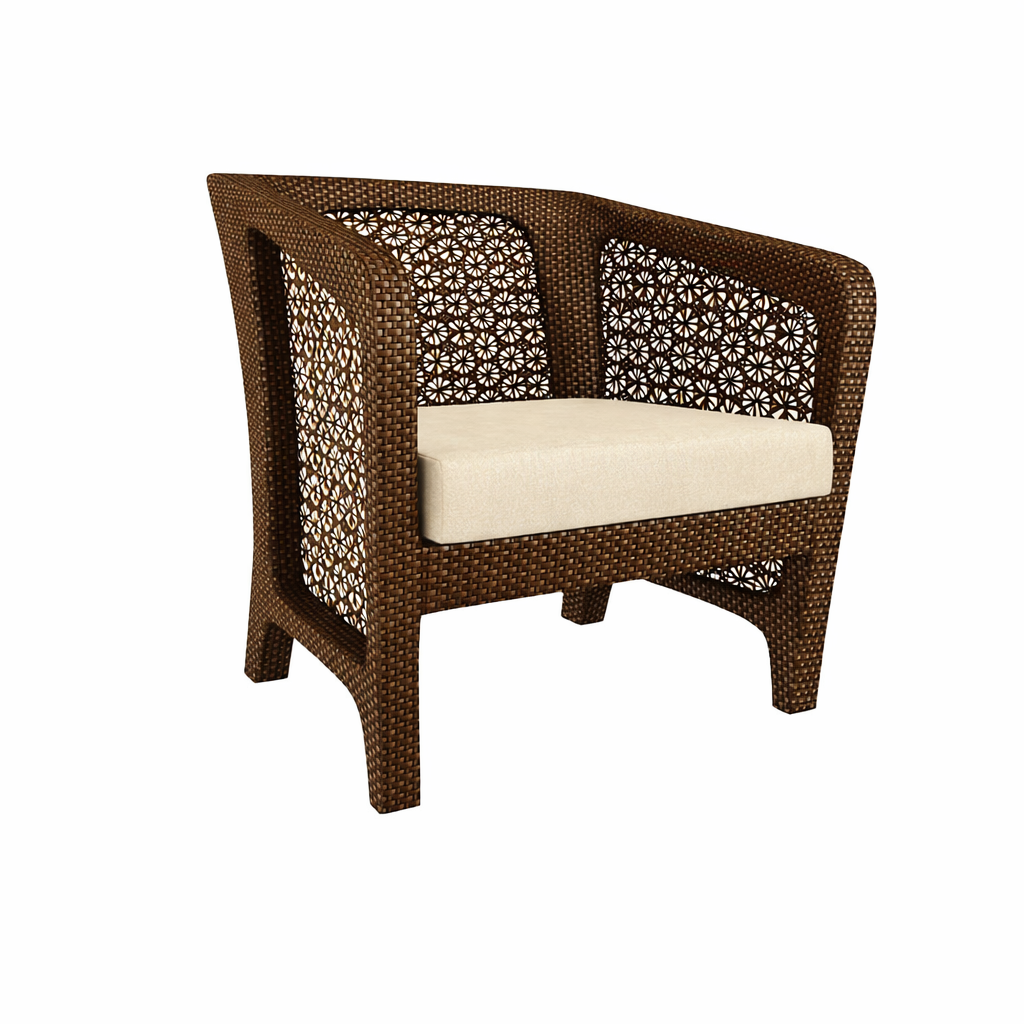 SINGLE SEATER SOFA WITH CUSHION (AHO/030/006)